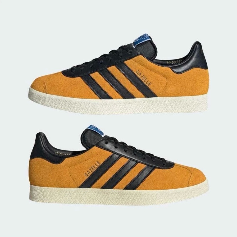 Adidas Gazelle
75th Anniversary Pack College Gold, Size 6.5 New without tag.
